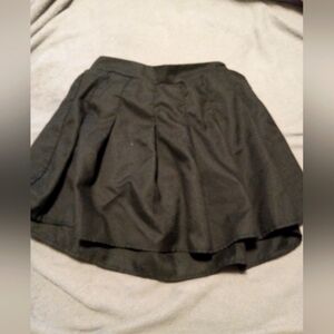 Black Pleated Skirt